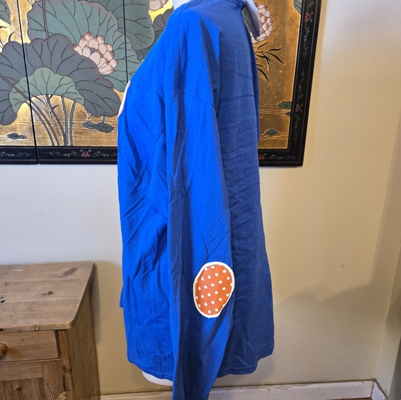 Blue Long Sleeve 'FOR LIFE' Gator Shirt Men's Size XL NWT - Picture 3 of 7